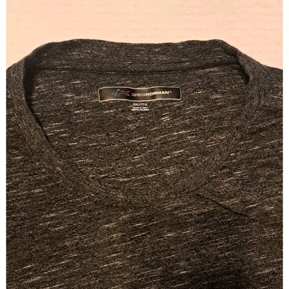 Greg Norman Men’s XXL Dark Gray T-Shirt 100% Cotton Short Sleeve Casual Top Golf - Picture 2 of 5